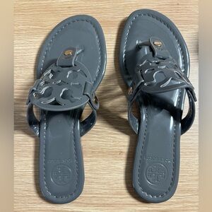 Tory Burch Miller Gray Sandals